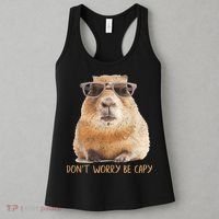 Dont Worry Be Capy Capybara Funny Capybara Lovers Women's Tank Top thumb 3