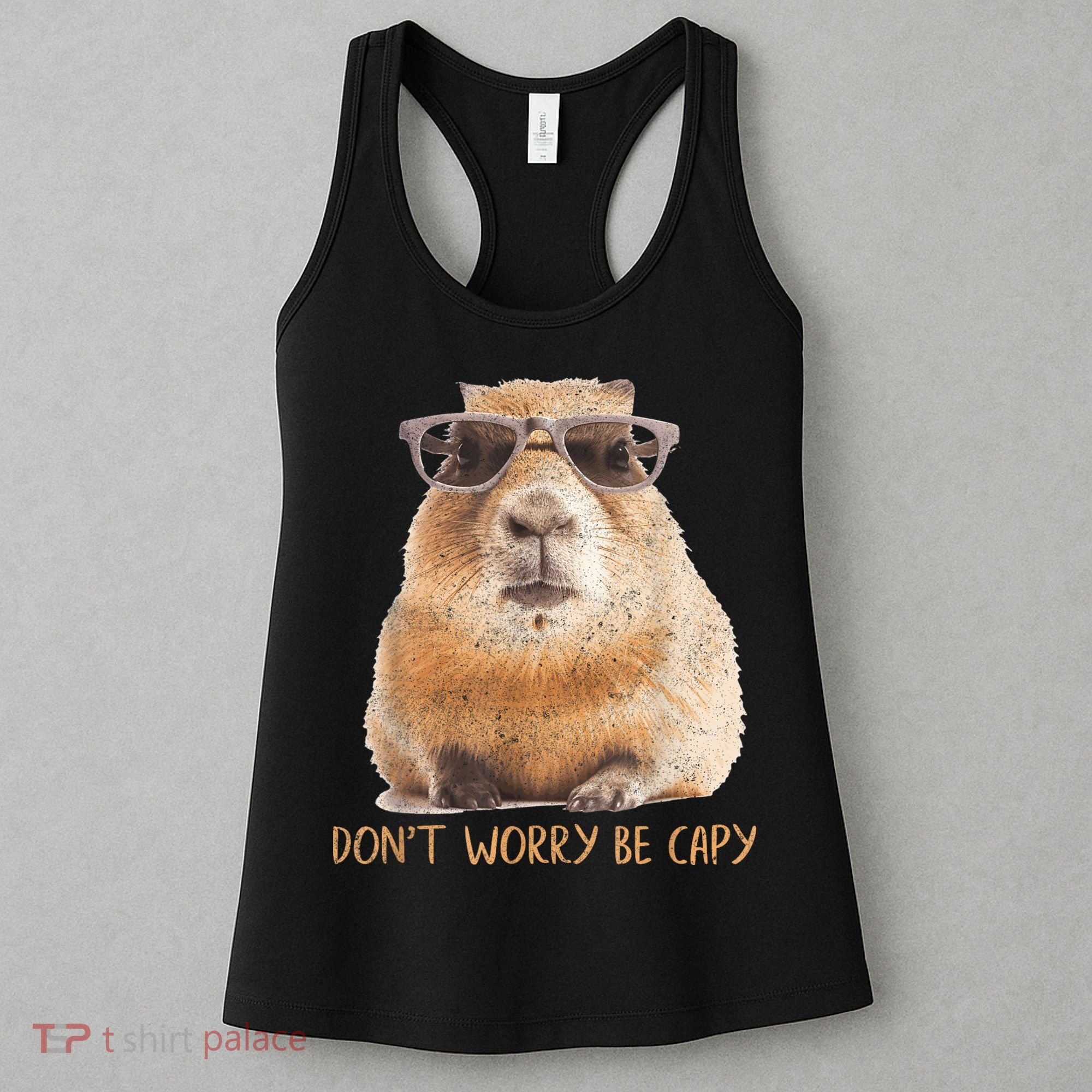 Dont Worry Be Capy Capybara Funny Capybara Lovers Women's Tank Top