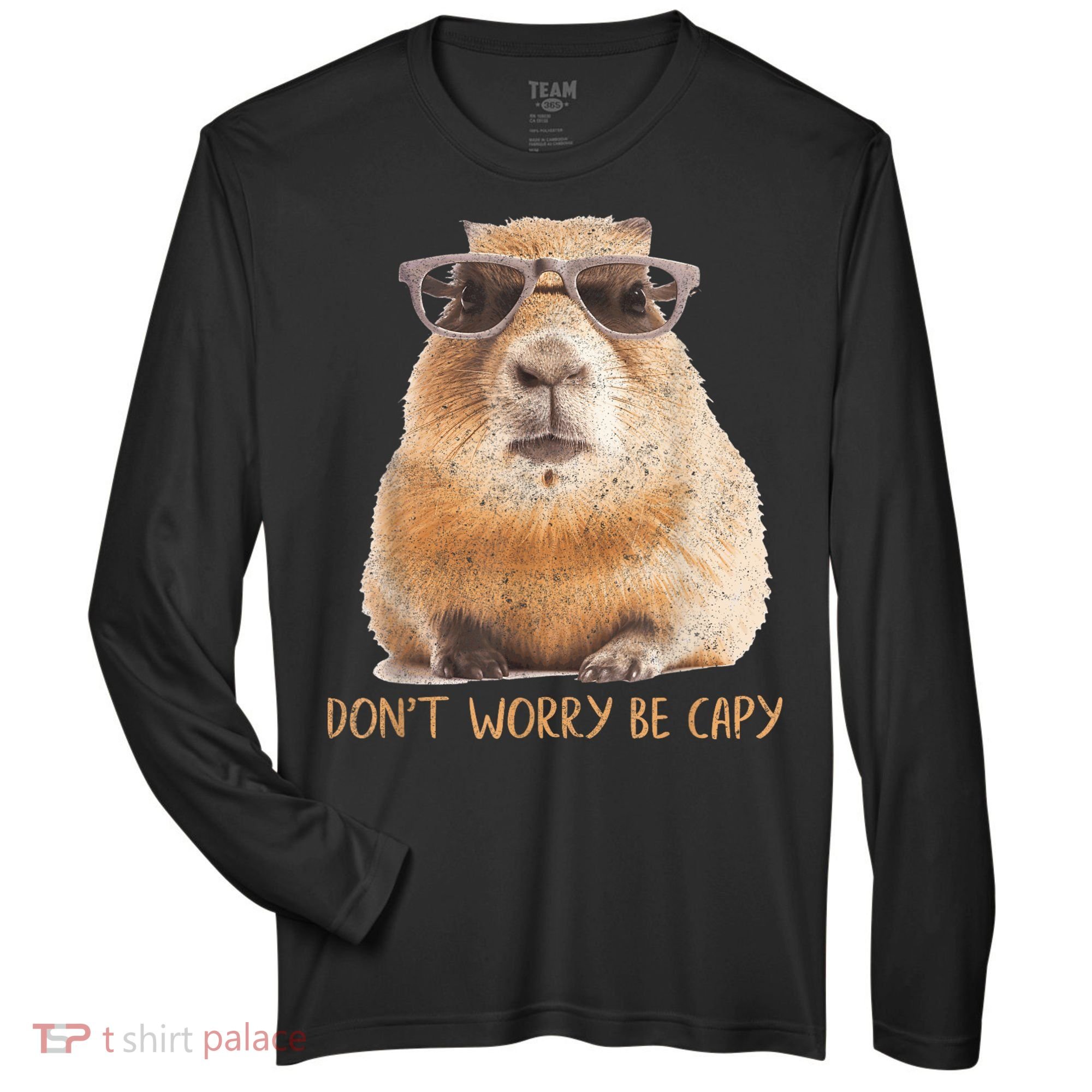 Dont Worry Be Capy Capybara Funny Capybara Lovers Zone Performance Long-Sleeve T-Shirt