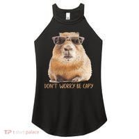 Dont Worry Be Capy Capybara Funny Capybara Lovers Women's Perfect Tri Rocker Tank thumb 0