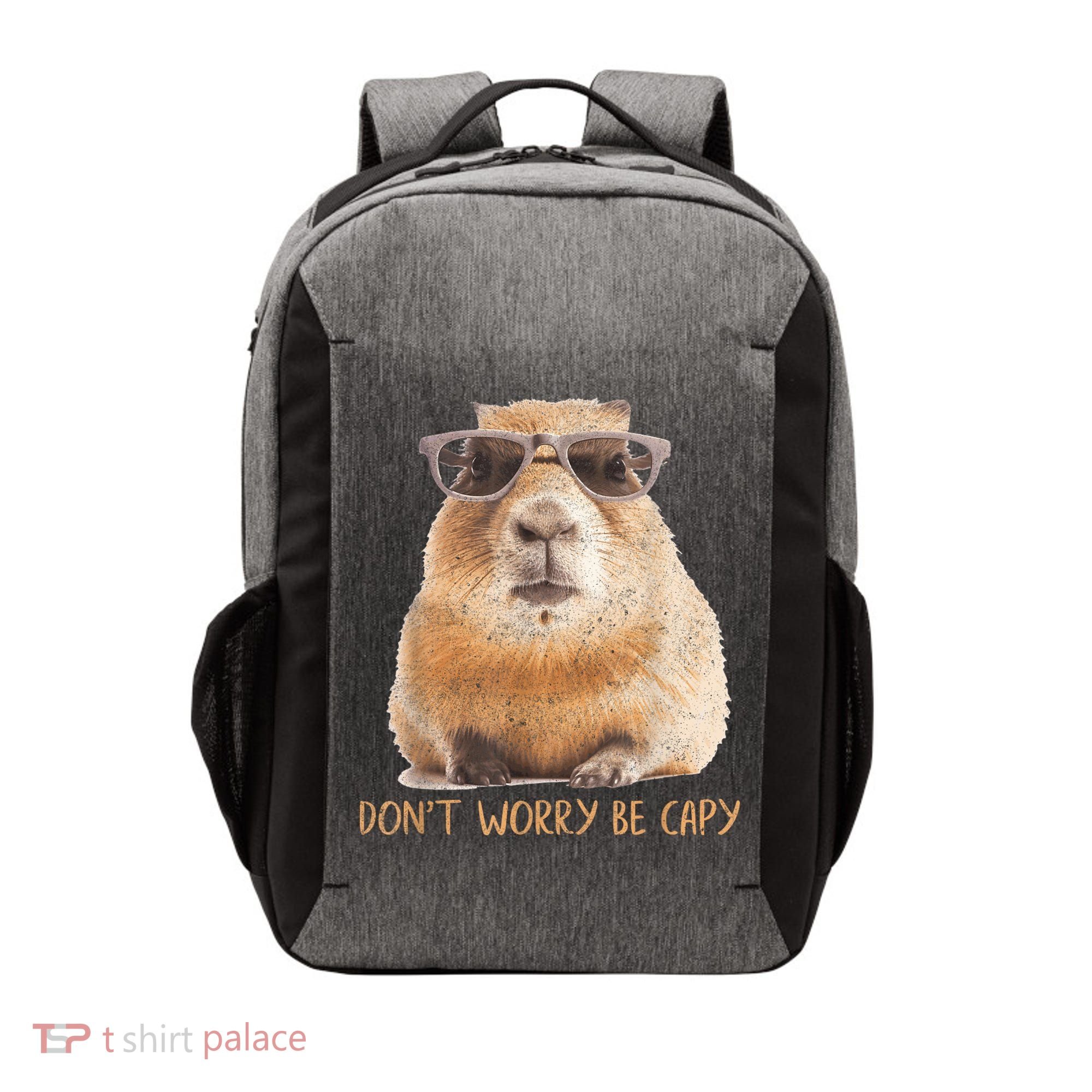 Dont Worry Be Capy Capybara Funny Capybara Lovers Vector Backpack