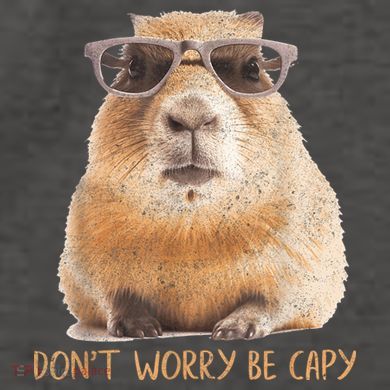 Dont Worry Be Capy Capybara Funny Capybara Lovers Vector Backpack