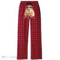 Dont Worry Be Capy Capybara Funny Capybara Lovers Women's Flannel Plaid Pajama Pants thumb 0