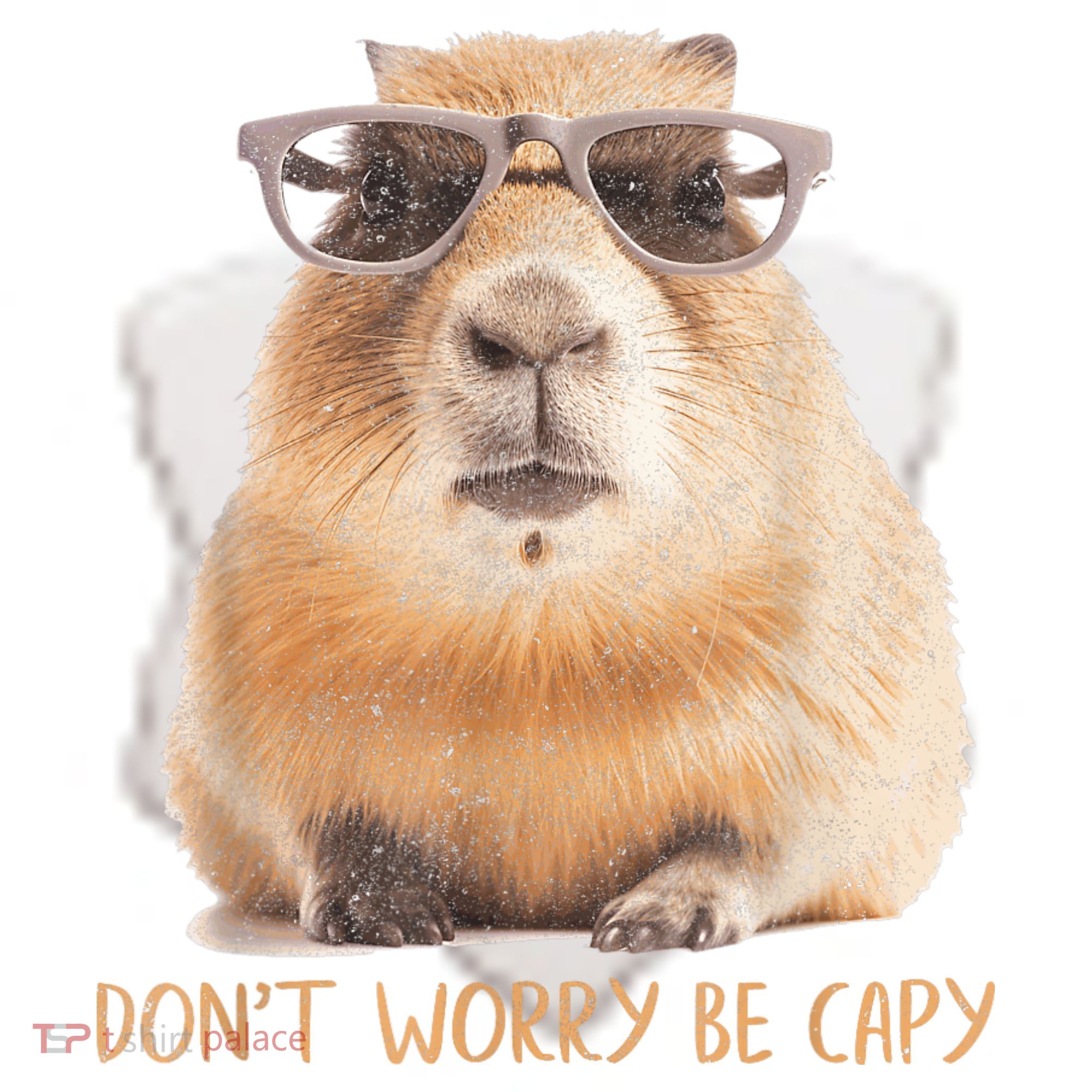 Dont Worry Be Capy Capybara Funny Capybara Lovers Ceramic Ornament