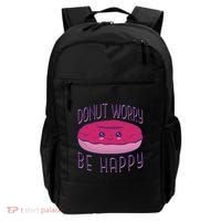 Donut Worry Be Happy Cute Gift Backpack thumb 0