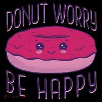 Donut Worry Be Happy Cute Gift Toddler Hoodie thumb 2