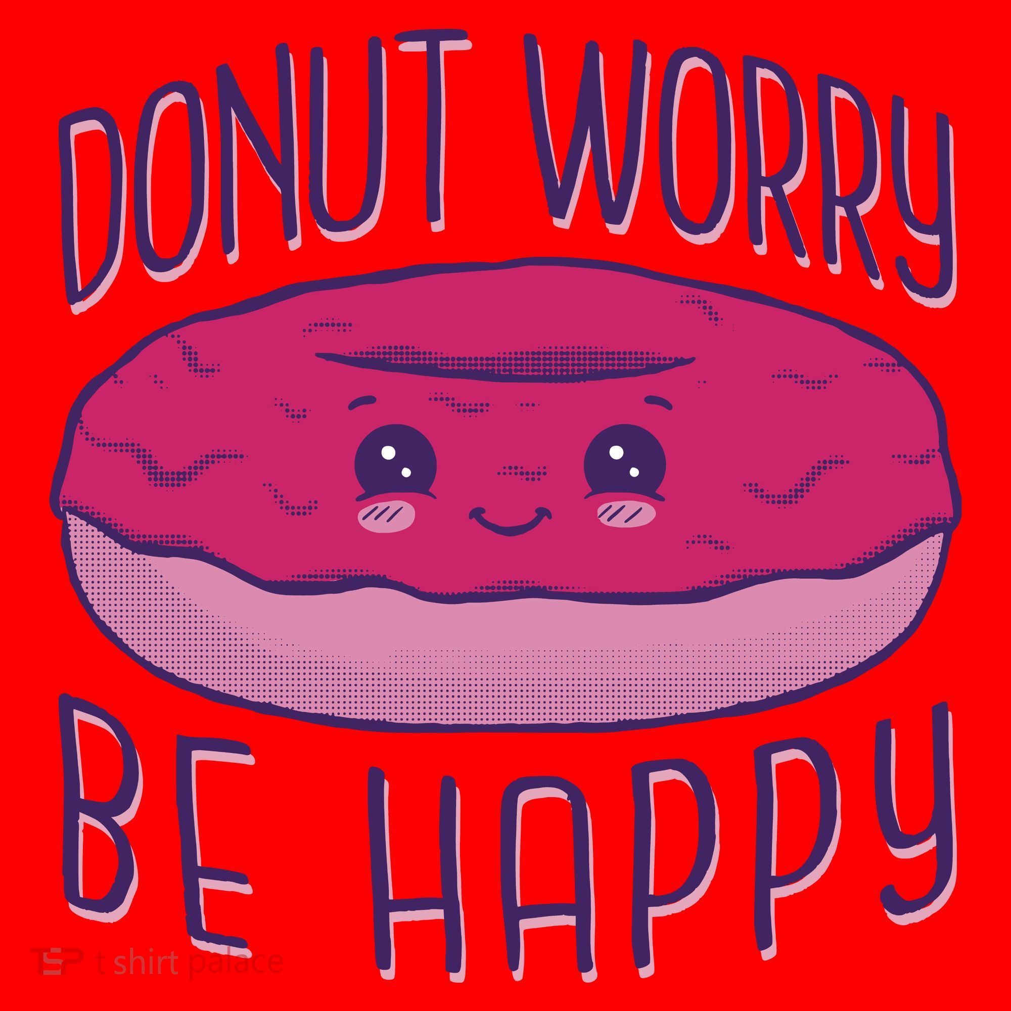 Donut Worry Be Happy Cute Gift Santa Hat