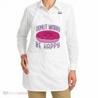 Donut Worry Be Happy Cute Gift Apron thumb 2