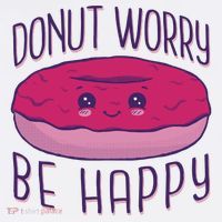 Donut Worry Be Happy Cute Gift Bucket Hat thumb 4