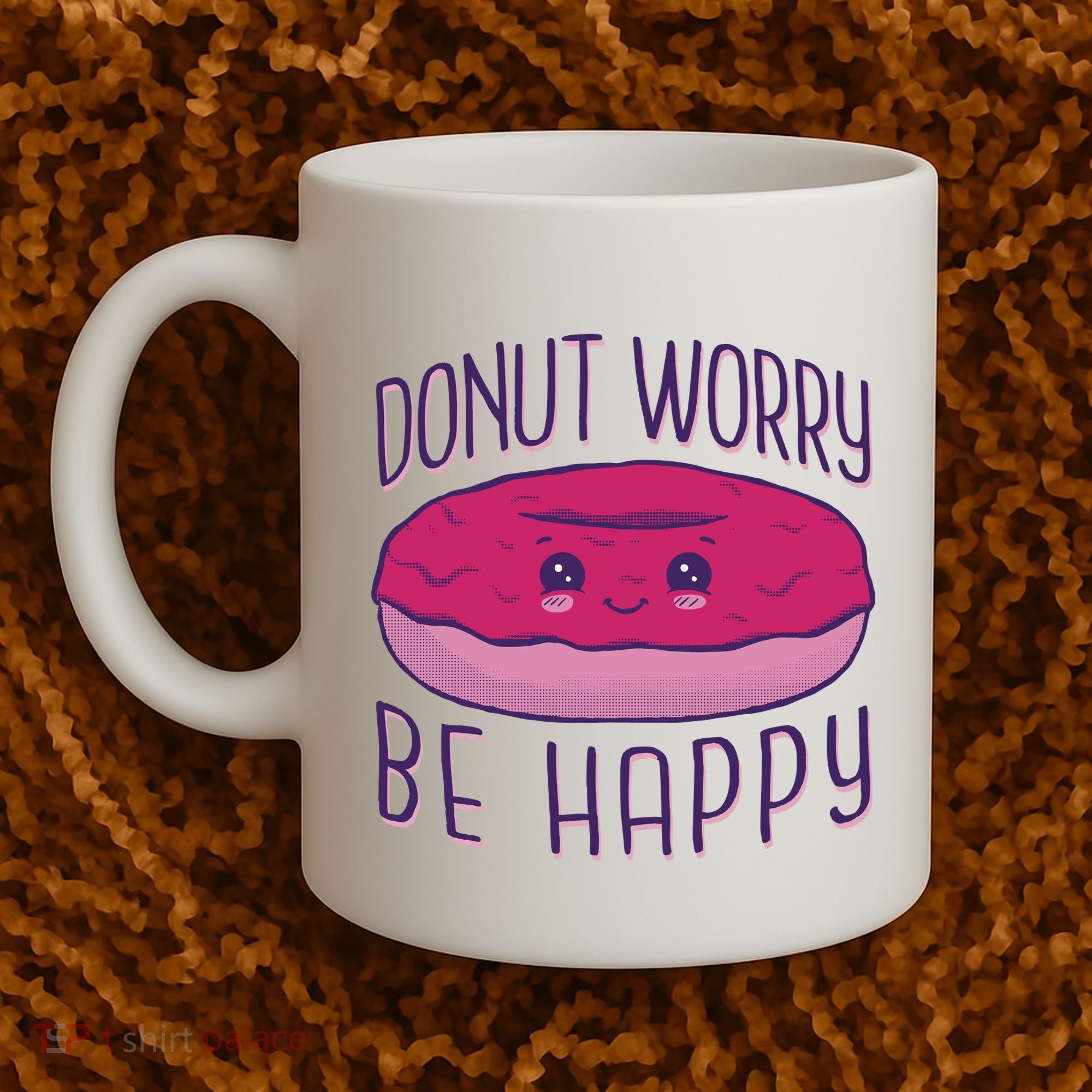 Donut Worry Be Happy Cute Gift Coffee Mug