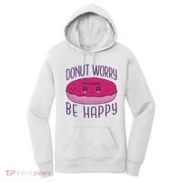 Donut Worry Be Happy Cute Gift Women's Hoodie thumb 0