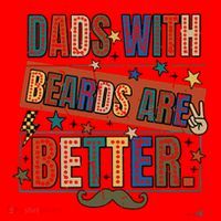 Dads With Beards Are Better Santa Hat thumb 1