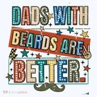 Dads With Beards Are Better Baby Bodysuit thumb 2
