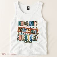 Dads With Beards Are Better Tank Top thumb 2