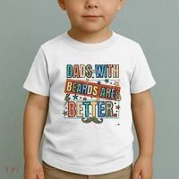 Dads With Beards Are Better Toddler T-Shirt thumb 2