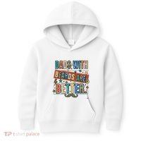 Dads With Beards Are Better Kids Hoodie thumb 0