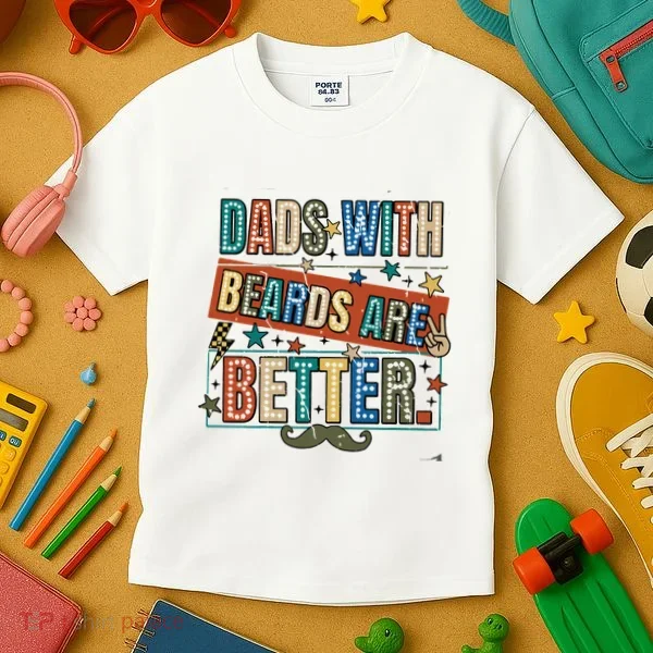 Dads With Beards Are Better Kids T-Shirt