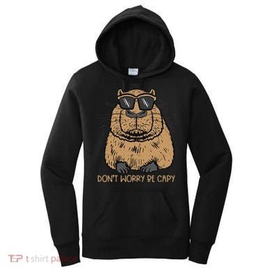 Dont Worry Be Capy Funny Capybara Pet Women  Women's Hoodie