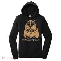 Dont Worry Be Capy Funny Capybara Pet Women  Women's Hoodie thumb 0
