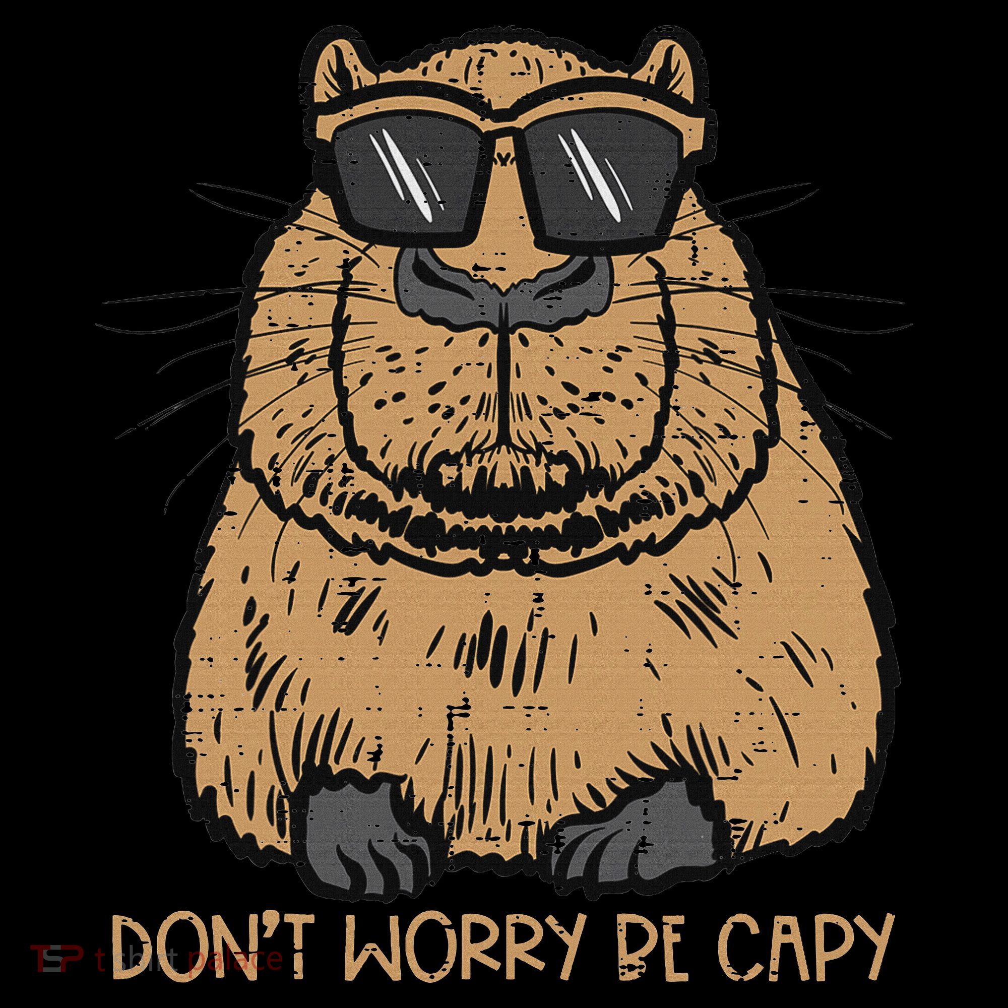 Dont Worry Be Capy Funny Capybara Pet Women  Women's Hoodie