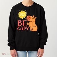 Dont Worry Be Capy Capybaras Rodent Animal Capybara Women's Sweatshirt thumb 0