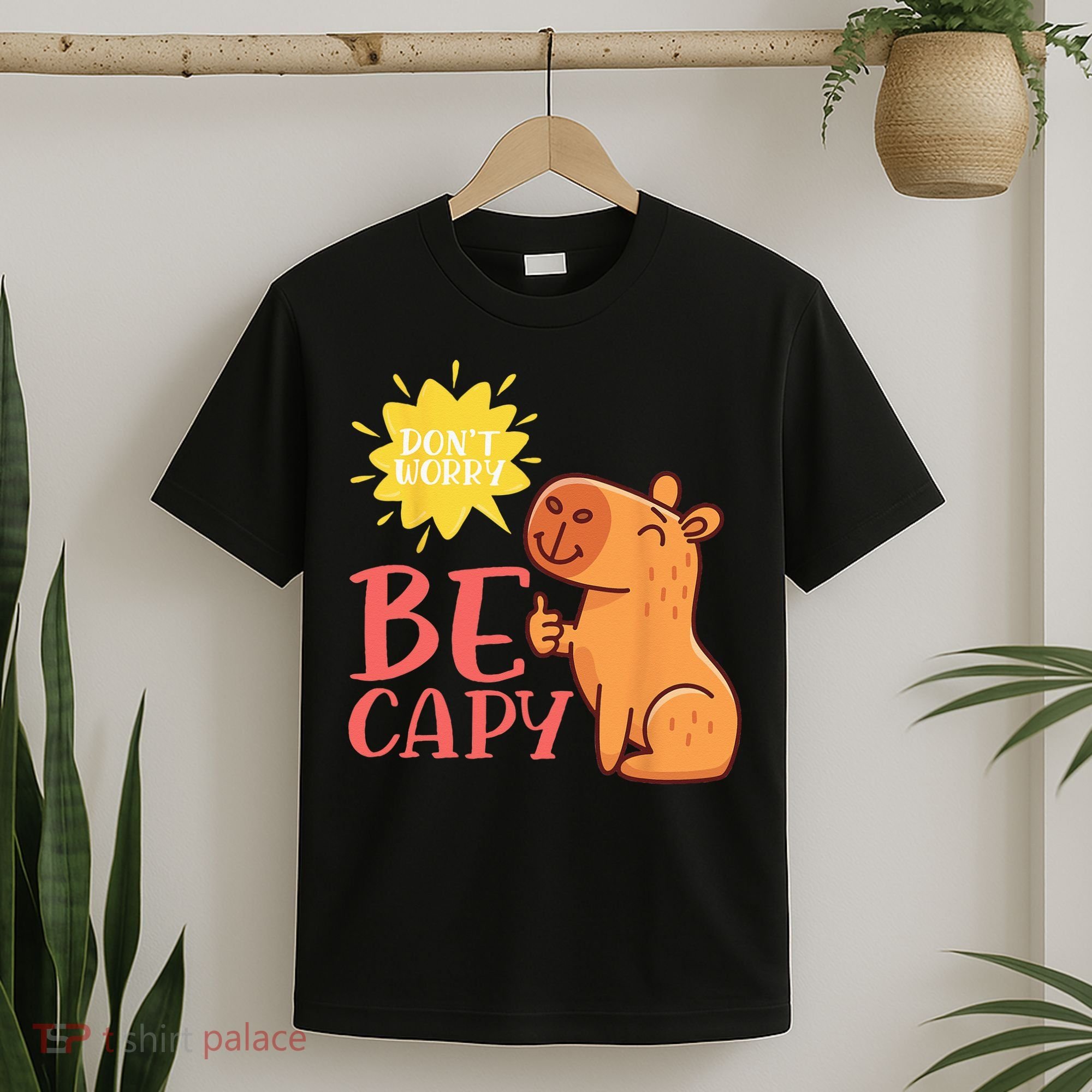 Dont Worry Be Capy Capybaras Rodent Animal Capybara T-Shirt