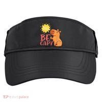 Dont Worry Be Capy Capybaras Rodent Animal Capybara Adult Drive Performance Visor thumb 0