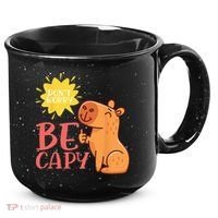 Dont Worry Be Capy Capybaras Rodent Animal Capybara 15oz Campfire Ceramic Mug thumb 0