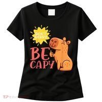 Dont Worry Be Capy Capybaras Rodent Animal Capybara Women's T-Shirt thumb 0