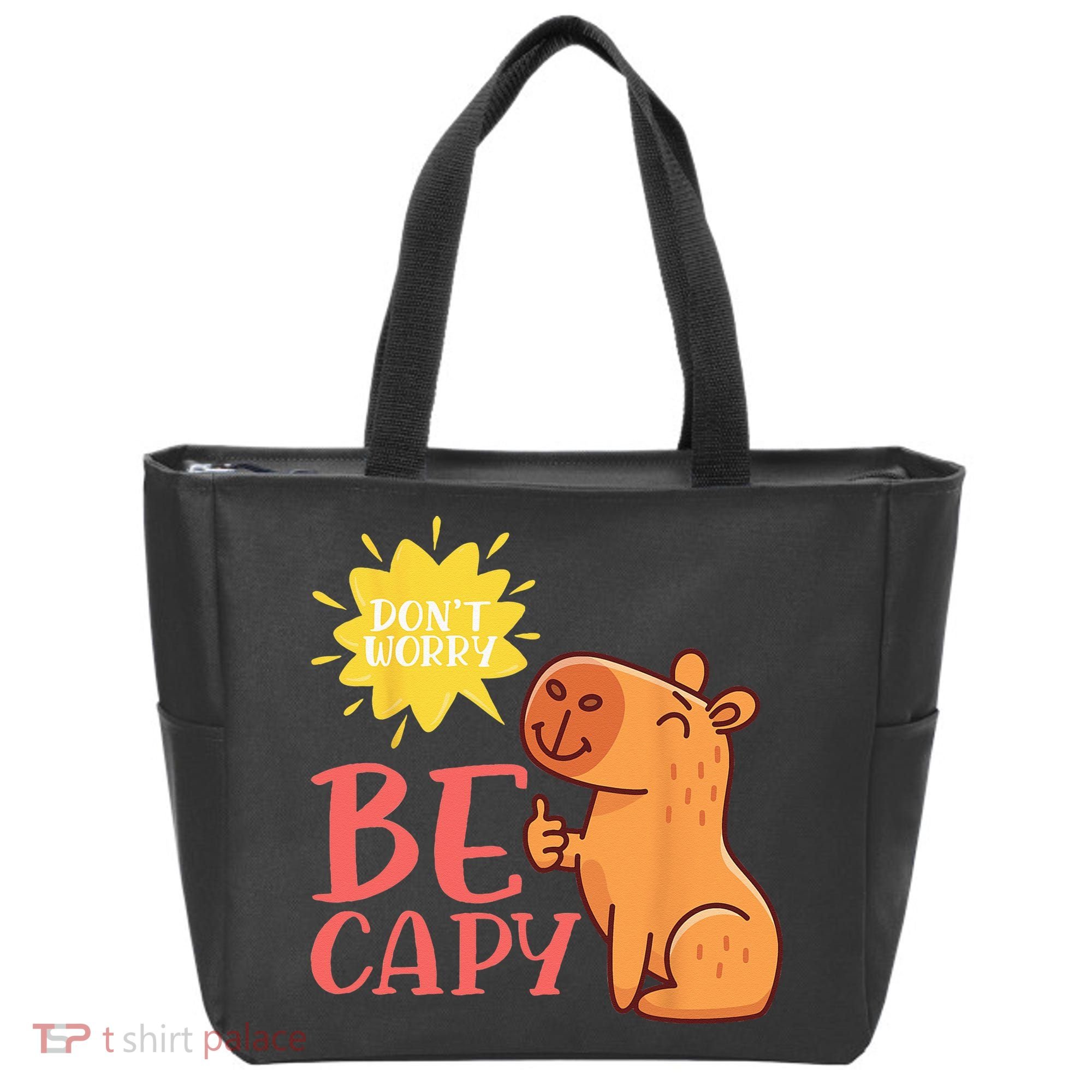 Dont Worry Be Capy Capybaras Rodent Animal Capybara Tote Bag