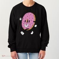 Donut Worry Be Happy Positive Women's Sweatshirt thumb 0