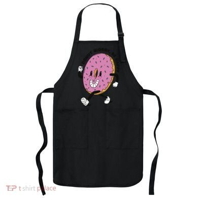 Donut Worry Be Happy Positive Apron