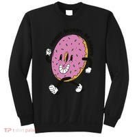Donut Worry Be Happy Positive Sweatshirt thumb 0