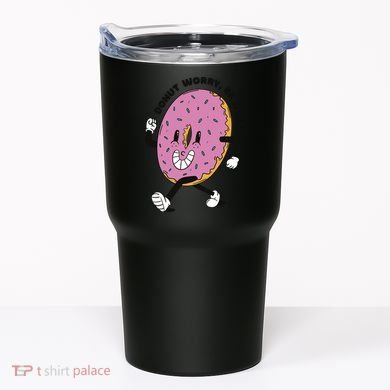 Donut Worry Be Happy Positive Tumbler