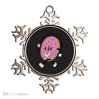 Donut Worry Be Happy Positive Ornament