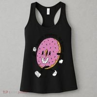 Donut Worry Be Happy Positive Women's Tank Top thumb 3