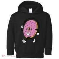 Donut Worry Be Happy Positive Toddler Hoodie thumb 0
