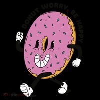 Donut Worry Be Happy Positive Toddler Hoodie thumb 2