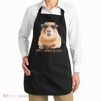 Dont Worry Be Capy Capybara Apron thumb 2