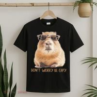 Dont Worry Be Capy Capybara T-Shirt thumb 2