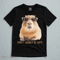Dont Worry Be Capy Capybara T-Shirt thumb 5