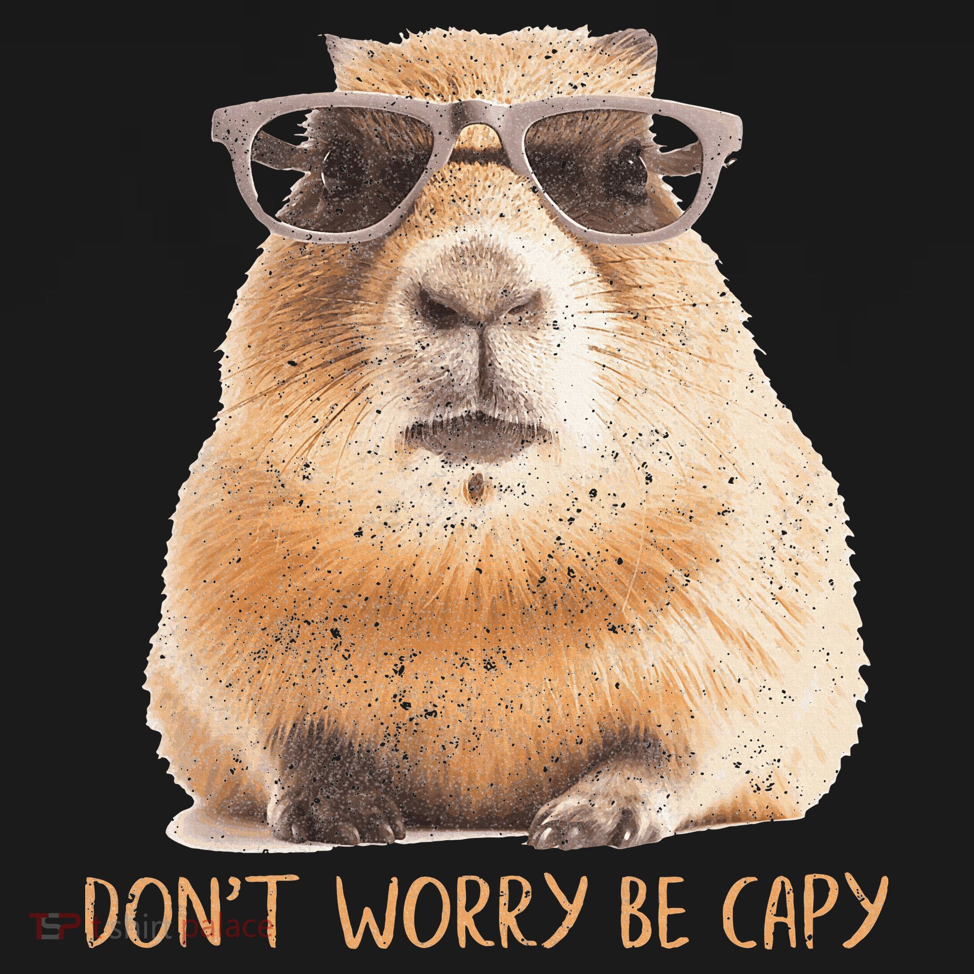 Dont Worry Be Capy Capybara T-Shirt