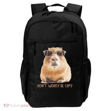 Dont Worry Be Capy Capybara Backpack