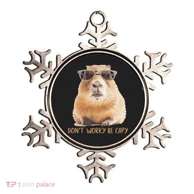 Dont Worry Be Capy Capybara Ornament