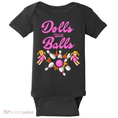 Dolls With Balls Baby Bodysuit