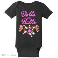 Dolls With Balls Baby Bodysuit thumb 0