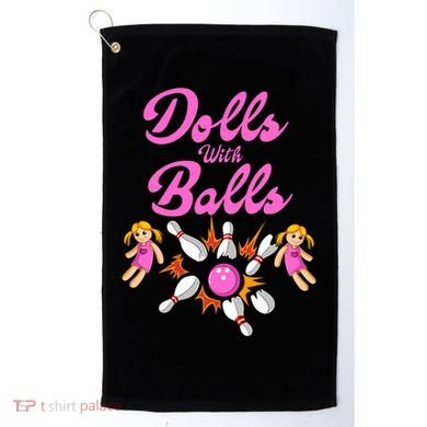 Dolls With Balls Golf Towel