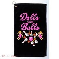Dolls With Balls Golf Towel thumb 0