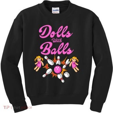 Dolls With Balls Kids Sweatshirt