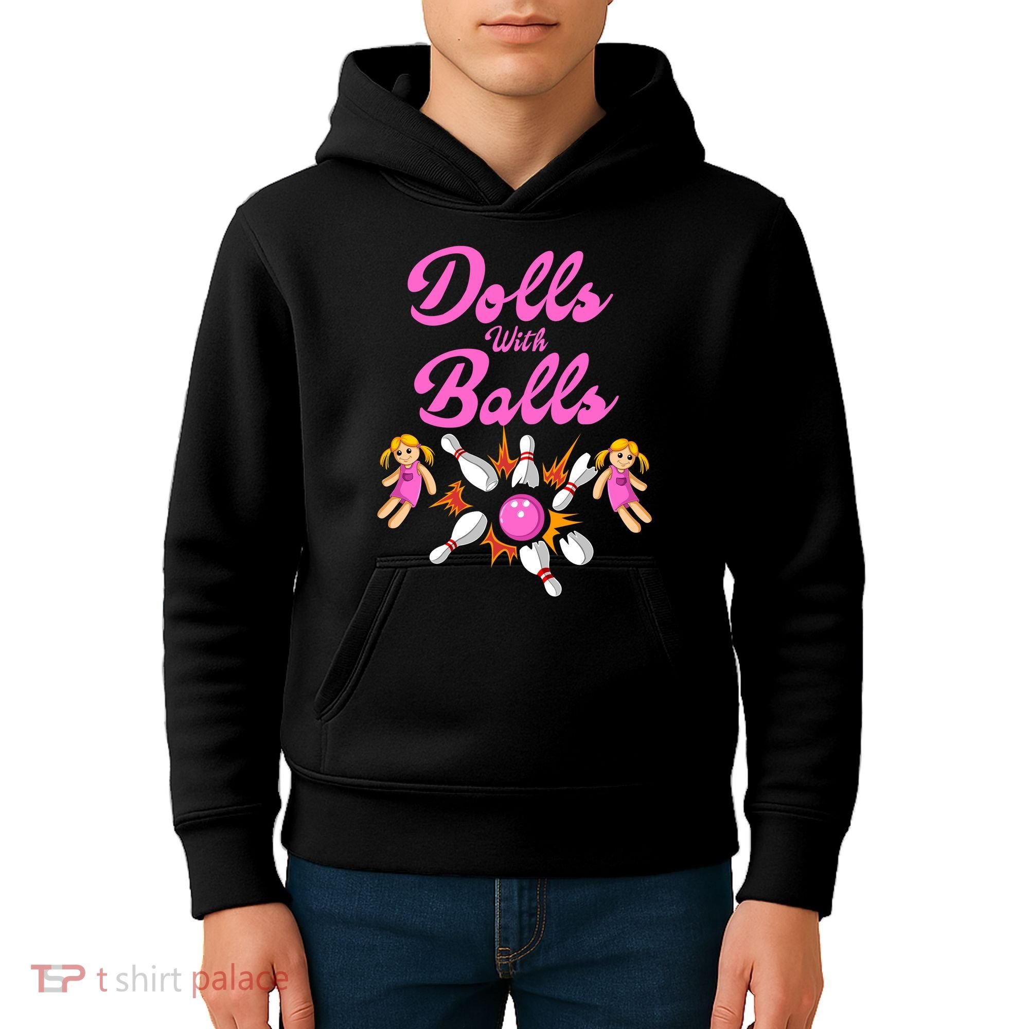 Dolls With Balls Kids Hoodie